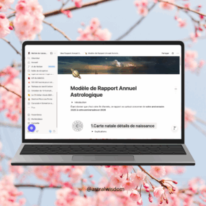 Journal astrologique guidé : il t’aide à décrypter tes énergies annuel grâce à l'astrologie