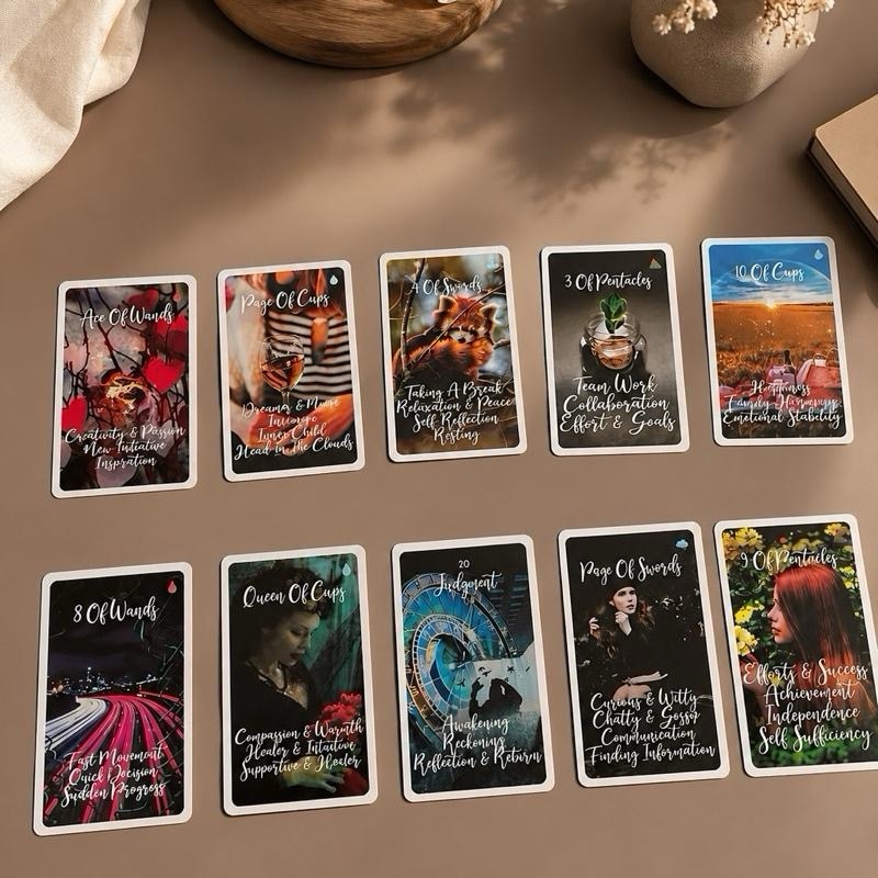 Jeu de carte Tarot le chemin de réveil des flammes jumelles - Divination & Prédiction – Image 4
