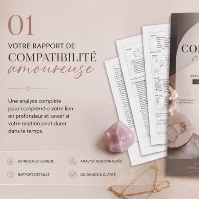 đ Reading : Reçois un rapport de ta compatibilitĂ© amoureuse avec ton partenaire â Image 2