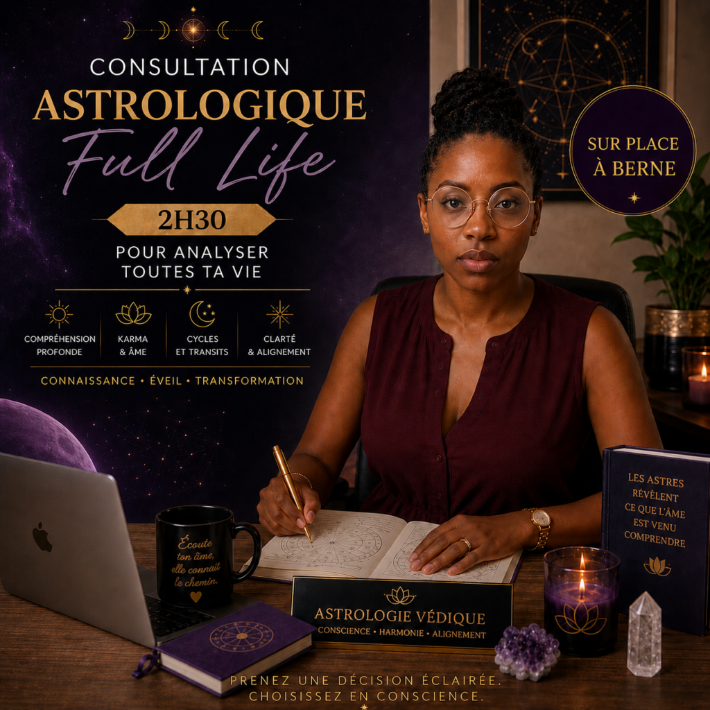 📞 Consultation d’astrologie védique à Berne 2h30 - étude approfondie de tous les domaines de vie ✨