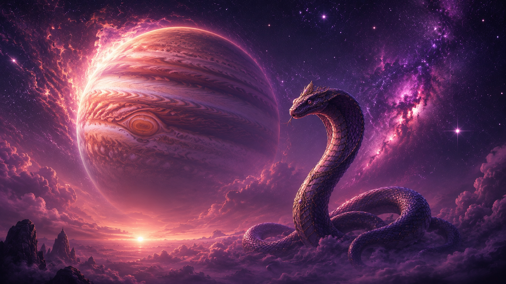 Jupiter est entrée dans le territoire de Ashleesha
