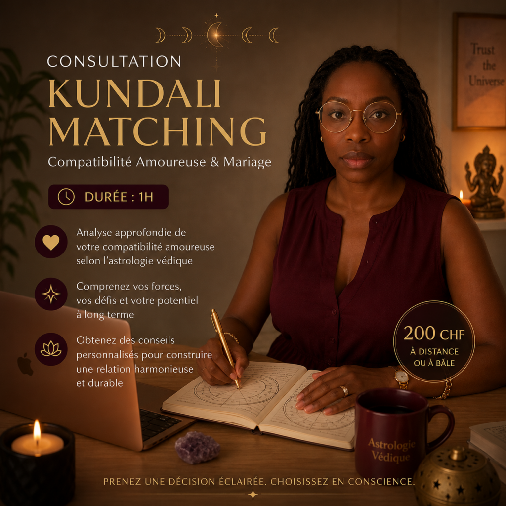 Kundali matching : Consultation d’astrologie védique relation amoureuse