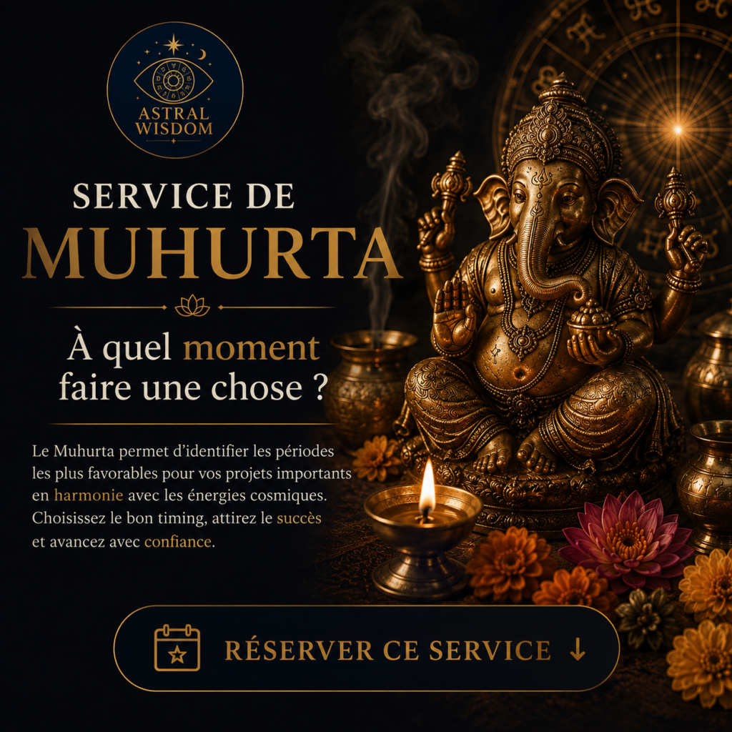 Service de Muhurta - Quel est le meilleure moment ?